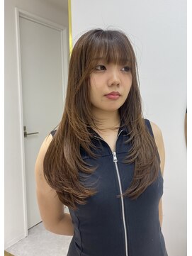 ワンズ リー 上大岡店(One's ly) 韓国ヘアくびれヘア_インナーカラーレイヤー【上大岡】