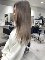 キング 梅田(K!ng)&nbsp;縮毛矯正髪質改善ハイライトレイヤーカット梅田美容室エクステ