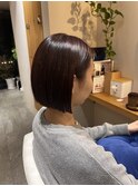 切りっぱなしボブ