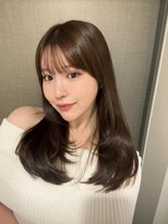 ラル 立川南口(lar)&nbsp;ミディアムオリーブ_メルティカラー似合わせカットミディアム