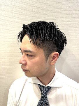 銀座マツナガ 神田店 ビジネスメンズカット爽やか好印象ナチュラルショート