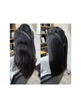 【10年先の美髪を育む】繰り返すと輝く艶髪に。髪質改善縮毛矯正で、あなた史上最高の美髪を実現＊