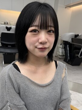 ビューナゴヤ 名駅(VIEW NAGOYA) 前髪カタログ/イメチェンスタイル／ウェーブパーマ/こなれミディ