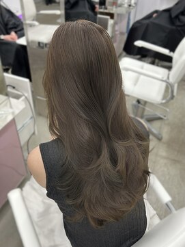 エヌアイ オモテサンドウ(ni omotesando) オリーブベージュ★ 透明感カラー 韓国レイヤーカット