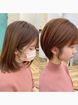 ロミー 本厚木(ROMMY.) 大人ガーリーショートボブ☆レイヤーショート小顔20代～50代