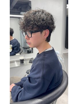 ステラ(STELLA) シャドウパーマ/メンズ/メンズサロン/ツイスパ/眉カット