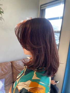 ストーク(stoked) 透明感オレンジアッシュ X 上品レイヤー