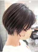 【大人ショートボブ】小顔に見せるショート