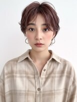 COVER HAIR ACADEMY 北浦和【カバーヘア アカデミー】北浦和西口店【4/6 OPEN(予定)】&nbsp;バーガンディフェザーショートマッシュパーマp1北浦和20代30代