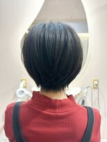 ナンバー 博多(Number) 大人可愛い30代40代50代前下がりショートボブ丸みショート