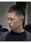 MEN'S/バズカット×フェード/ボウズ/短髪