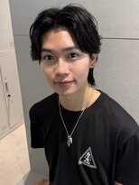 トリッカ シブヤ(TRICCA SHIBUYA)&nbsp;メンズカットパーマフェザーニュアンス毛流れセンターパート渋谷