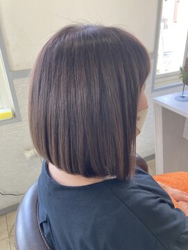 オッジ ヘアー 深谷店(Oggi Hair) 前下がりボブ　7月
