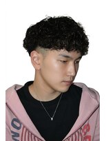 グロウ 別府店(growth)&nbsp;プードルパーマ刈り上げツーブロックフェードスペインカール