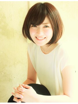 エルアール コウベ(LR KOBE) 【オーガニックカラー認定サロン】美シルエットのナチュラルボブ