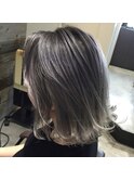 ハイトーンシルバーグレージュ☆グラデーション８141