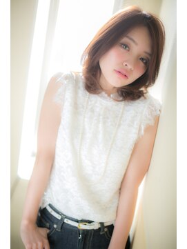 モッズ ヘア 福岡姪浜店(mod's hair) 媚びない☆クールなセミディb