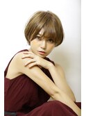 【morio池袋】前髪長めマッシュショート