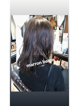 リブ(Live) 艶感マロンベージュ