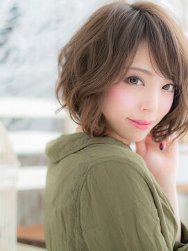 モッズヘア 上尾西口店(mod's hair) ■抜け感濡れ髪アンニュイ小顔ボブルフ10-47★上尾20代30代40代!