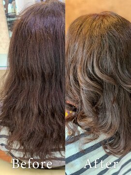 アークスヘアー 大人かわいい☆フェアリーな透明感&ツヤ感ブラウンベージュ