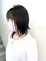 キャンバス バイ ネオリーブ 横浜西口(Canvas by neo.)&nbsp;ぱつっと感◎切りっぱなしボブ○sn