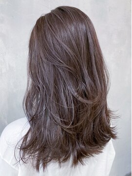 アイティーバイアルバム 松戸店(IT by ALBUM) ブラウンベージュレイヤー_ビタミンカラーくびれヘア_ba358771