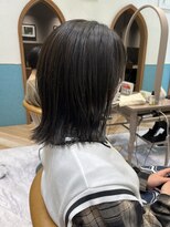 ロンド レグリーズ 立川(Lond leglise) くびれヘア/ダークヘア/ブルージュ【深味信也】