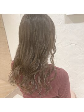 アロマヘアルーム 横浜店(AROMA hair room) 大人可愛いふんわり艶髪ショコラアッシュ/横浜/横浜西口/モテ髪