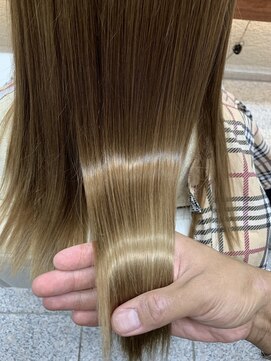 ケアリー 成増(Carelly) 大人かわいい前髪セシルカットココアブラウンフリンジウェーブ