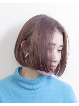 ルプラ ガーデン(le-pla garden) ラベンダーブラウン#ダブルカラー#切りっぱなし#ケアブリーチ