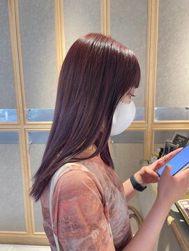 ヘアサロン ガリカ 表参道(hair salon Gallica) 艶髪透け感ラベンダーココアブリーチなしダブルカラー