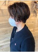 30代40代大人ショートスタイル×ショートパーマ