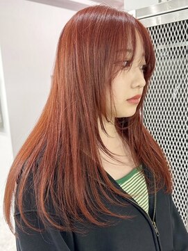 ウィコ 新宿(WICO) オレンジレッドカラー[新宿駅/イメチェン/チェリーブラウン]