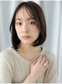 髪質改善で横顔美人!前下がり大人ボブc小山20代30代40代