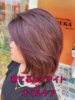 トウカ 南流山店(TOUKA)&nbsp;白髪ぼかしハイライト×オイルケア