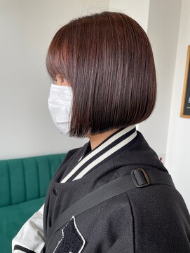 キティン 吉祥寺(kitin) 《kitin吉祥寺》前下がりボブ　ナチュラルベージュ