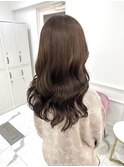 【ブリーチなし】 ブラウンベージュ イルミナカラー *Lilme*