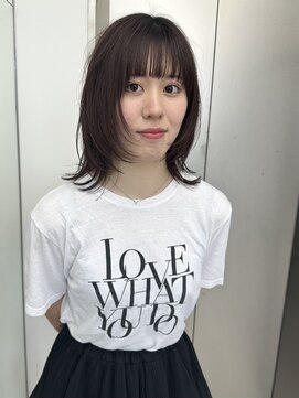 ビューナゴヤ 名駅(VIEW NAGOYA) 切りっぱなしボブ/ブルーブラック/ミニボブ/似合わせカット