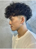 スペインカールメンズパーマ外国人風パーマメンズマッシュ高崎