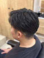 トレックスバーバー(TREX barber)&nbsp;2ブロック/伸ばしかけヘアースタイル
