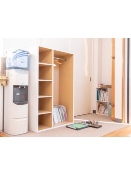 嬉しいキッズスペースあり＊お子様連れも大歓迎！周りを気にせず過ごせるから、気軽にずっと通える♪