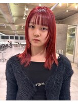 ダブ アオヤマ(DaB AOYAMA)&nbsp;ボルドー×顔まわりレイヤー