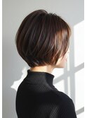 30代40代50代丸みショートブラウンカラー髪質改善白髪染め