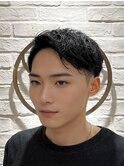 大人男性ニュアンスパーマナチュラル30代メンズツーブロック