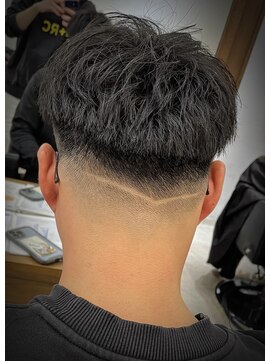 ルートヘアー(Root Hair) メンズショート (ラインアートver.)