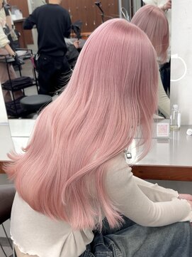 ニコ トウキョウ 渋谷(nico TOKYO) ホワイトピンクダブルカラーケアブリーチハイトーン