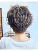 熊本ショート　ゆるふわパーマ　熊本美容室　熊本上通り