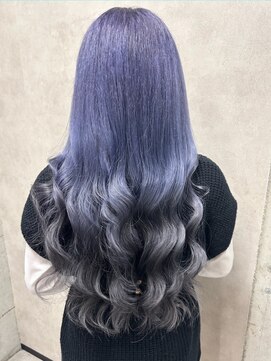 ルノン フィージュ(LUNON fieju) イメチェンヘアスタイルホワイトブロンド外ハネボブ美髪のススメ