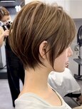 静岡ショートボブマッシュボブ白髪ぼかしショートカット30代40代